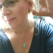 Chalcedony Hanging Earrings