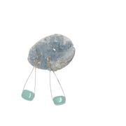 Chalcedony Hanging Earrings