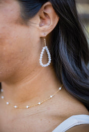 Moonstone Earring