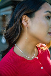 Rutile Golden Stud Earring