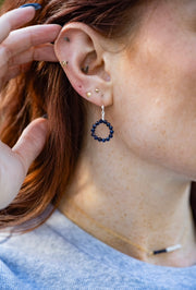 Sandstone Circle Earrings