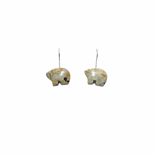 Bear Gemstone Earrings