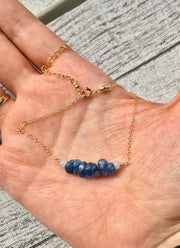 Kyanite and Blue Lace Agate Bracelet