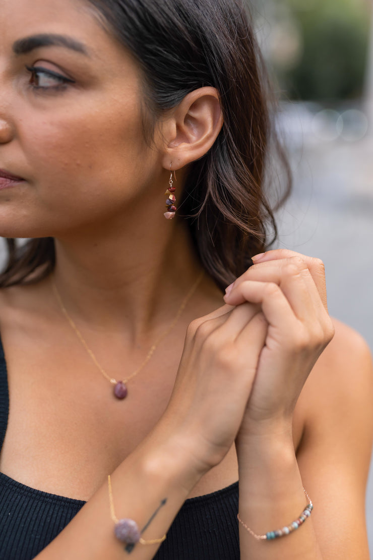 Mookaite Dangle Earring
