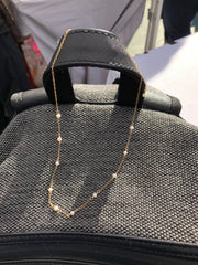 Dainty Multi Pearl Bead Choker Necklace
